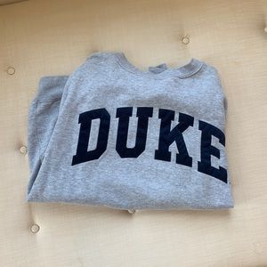 Duke crewneck college sweatshirt